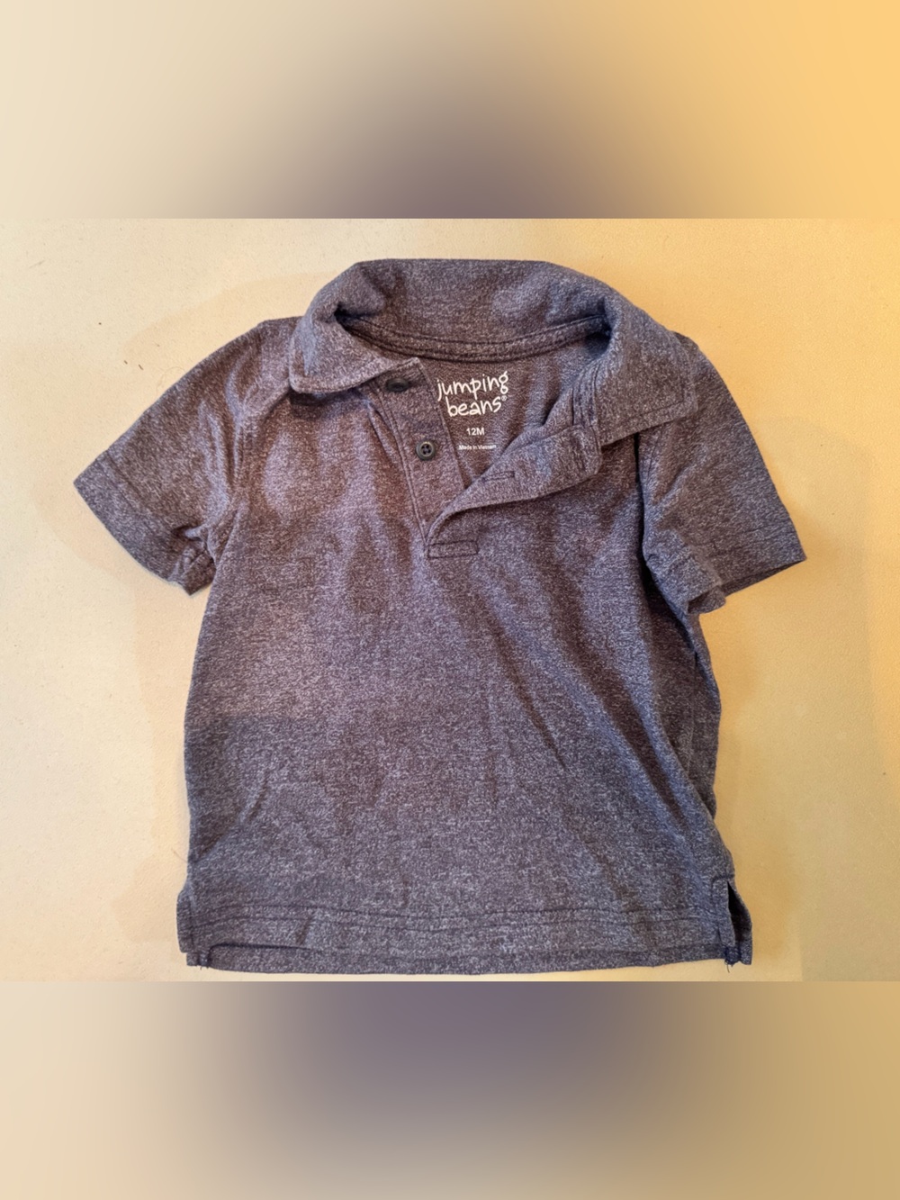 Jumping Beans Charcoal Heather Polo